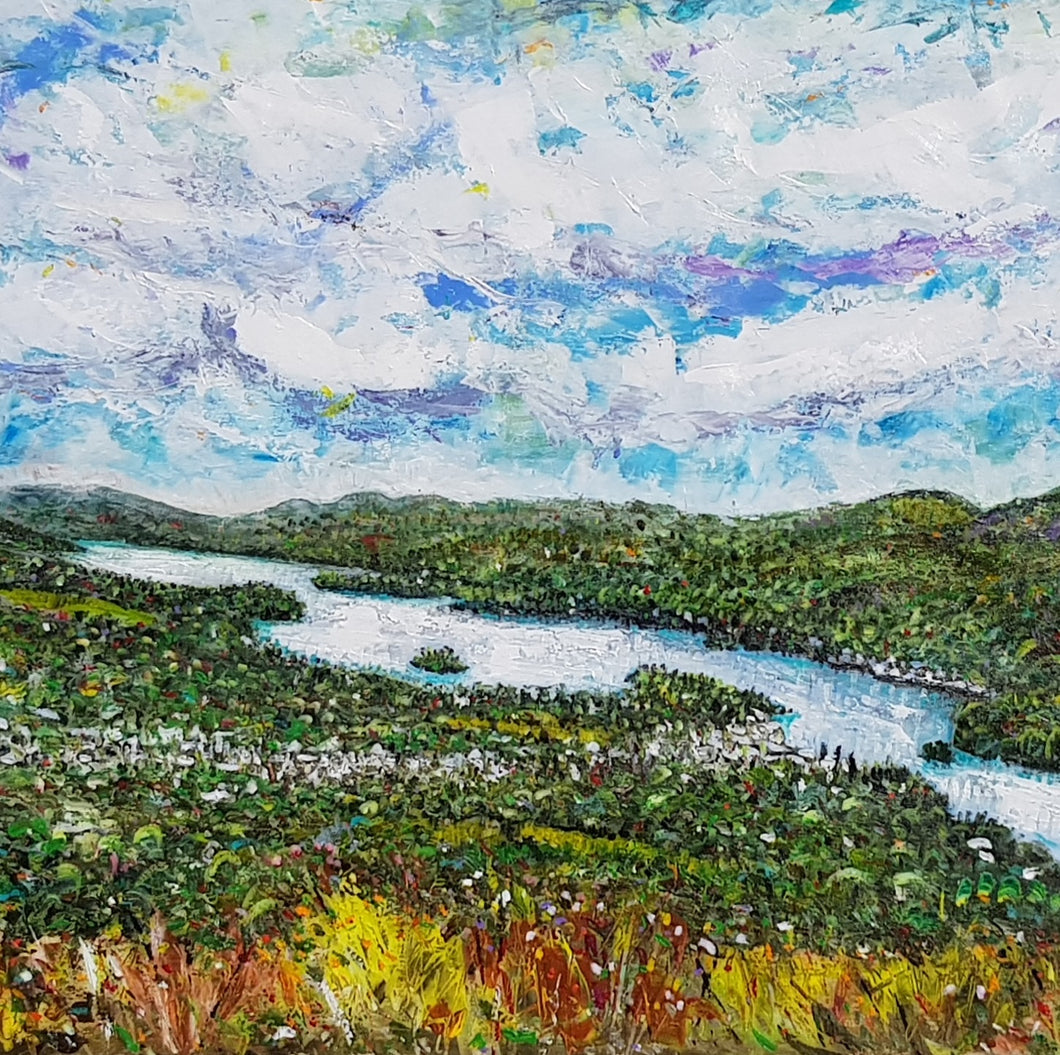 Windermere from Orrest Head - Original Painting by Ross Eccles Artist